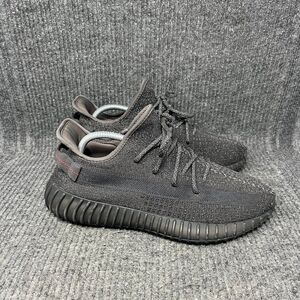 Adidas Yeezy Boost 350 V2 Static Black Reflective Mens Size 10 FU9007
